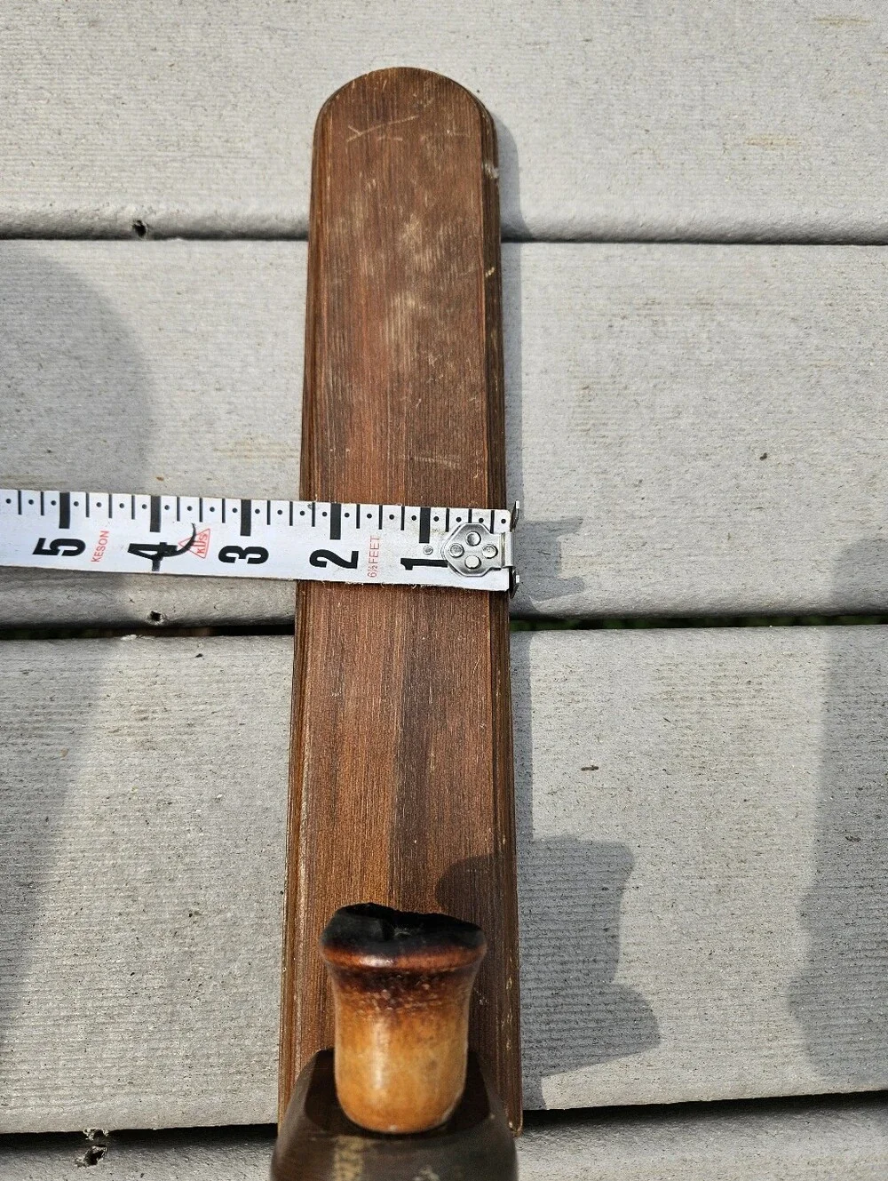 Early American Style Wood Candle Sconce Vintage Colonial Revival Taper Holder